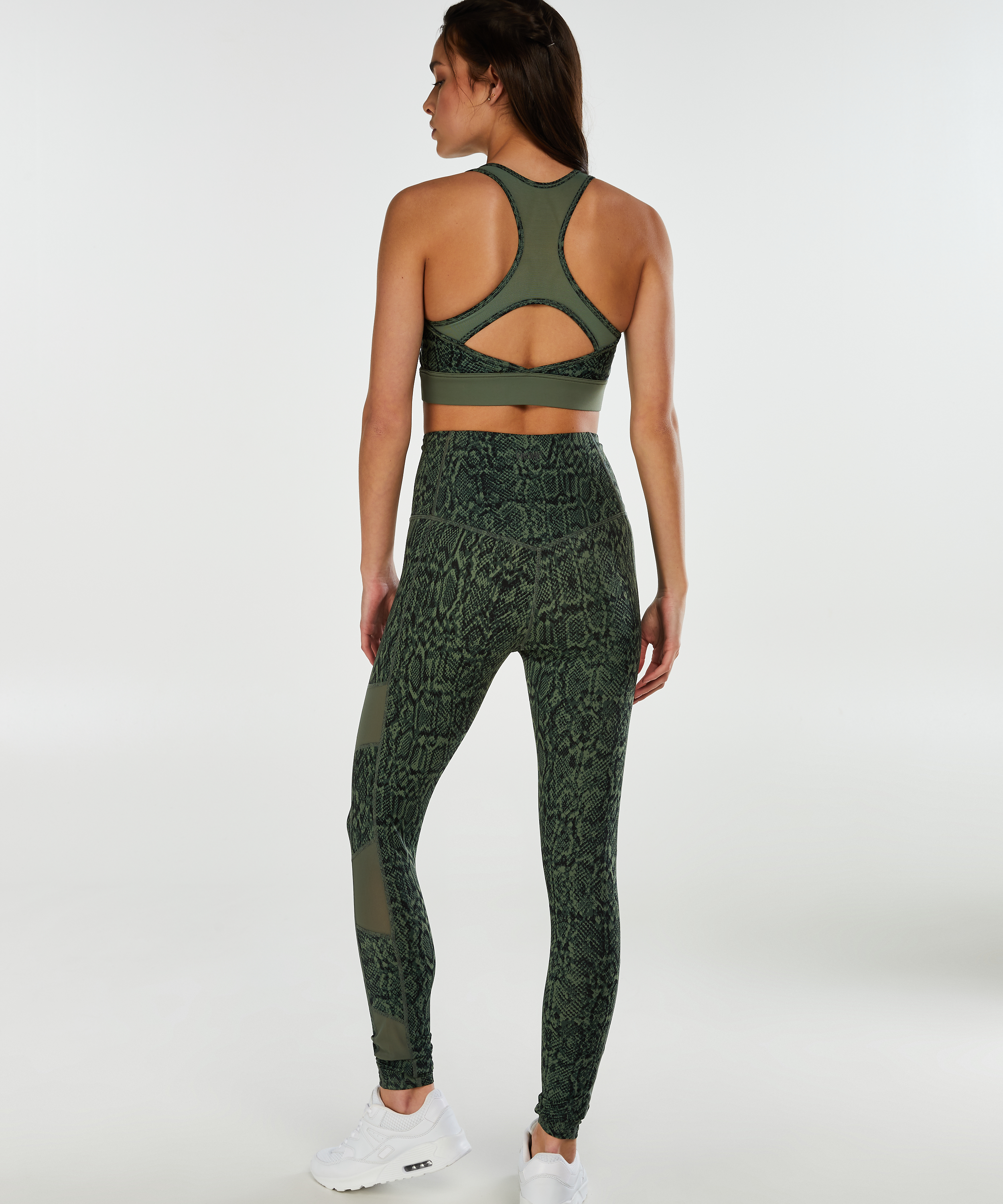 HKMX High waisted sport legging, gr&oslash;n, main