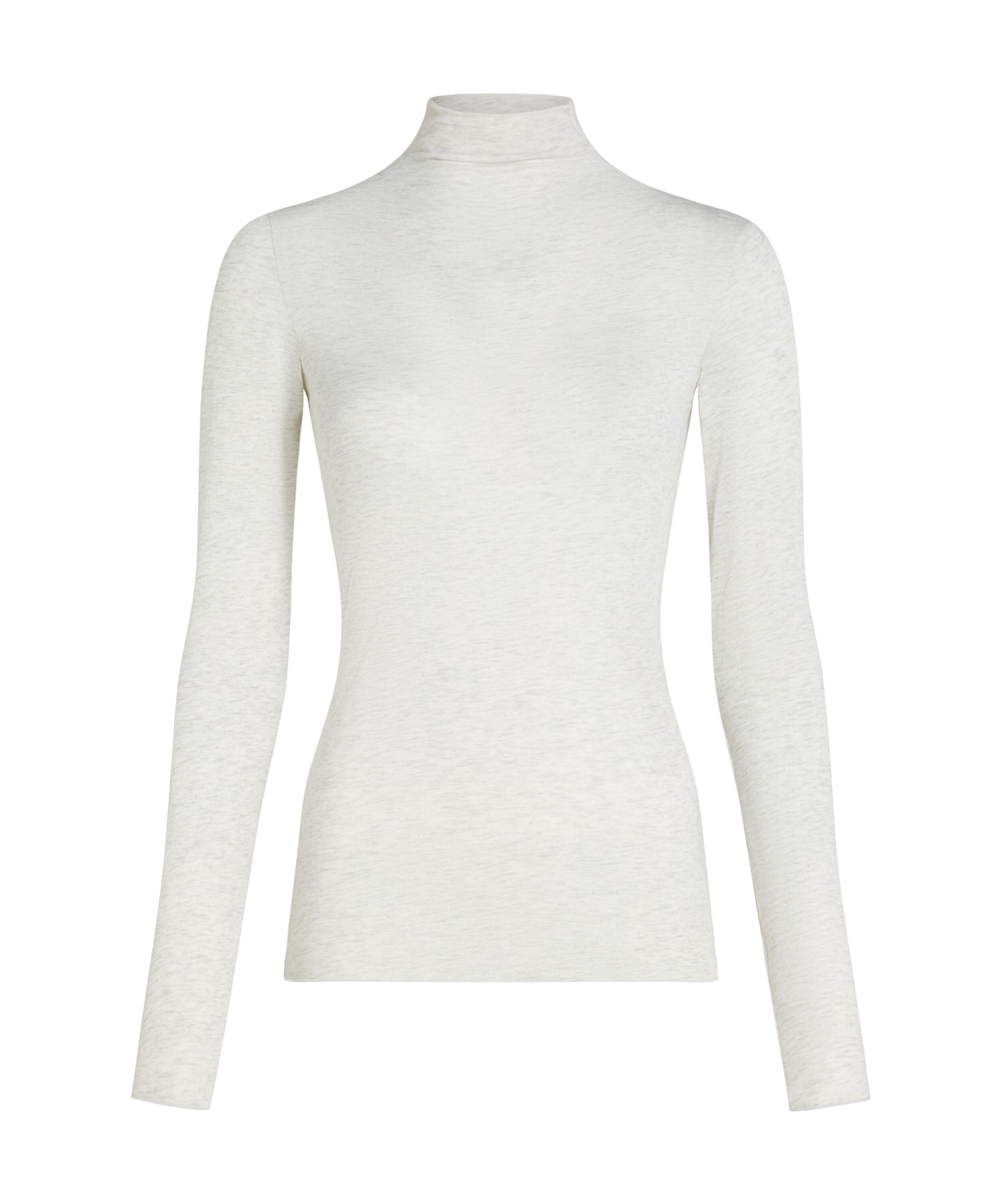 super soft rullekrave bluse med cashmere, Gr&aring;