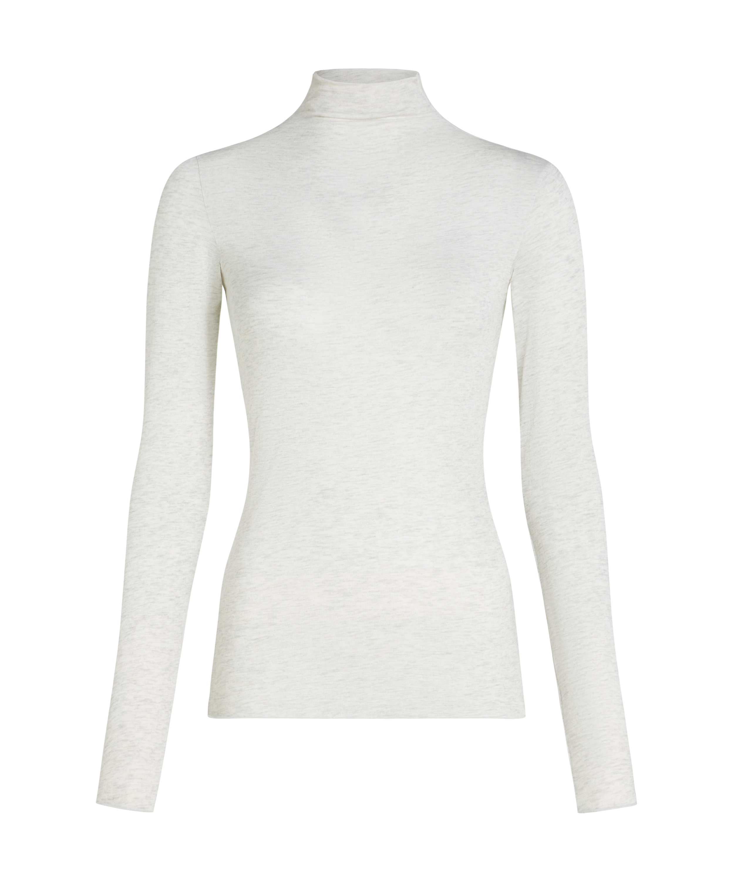 super soft rullekrave bluse med cashmere, Gr&aring;, main