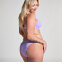 Ikke-formst&oslash;bt bikinitop med b&oslash;jle Scallop, Lilla