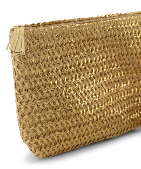 Strandtaske Goldie, gul