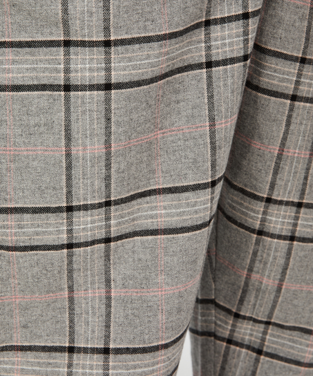 Petite Twill ternede pyjamasbukser, Gr&aring;