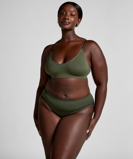 Dide trekantsbralette, Grøn
