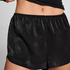 Shorts Satin Minimal, Sort