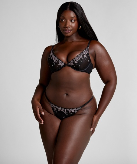 Chloe ikke-formstøbt bøjle-bh, Sort