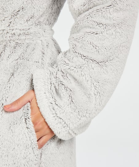 Badekåbe Fleece, Grå