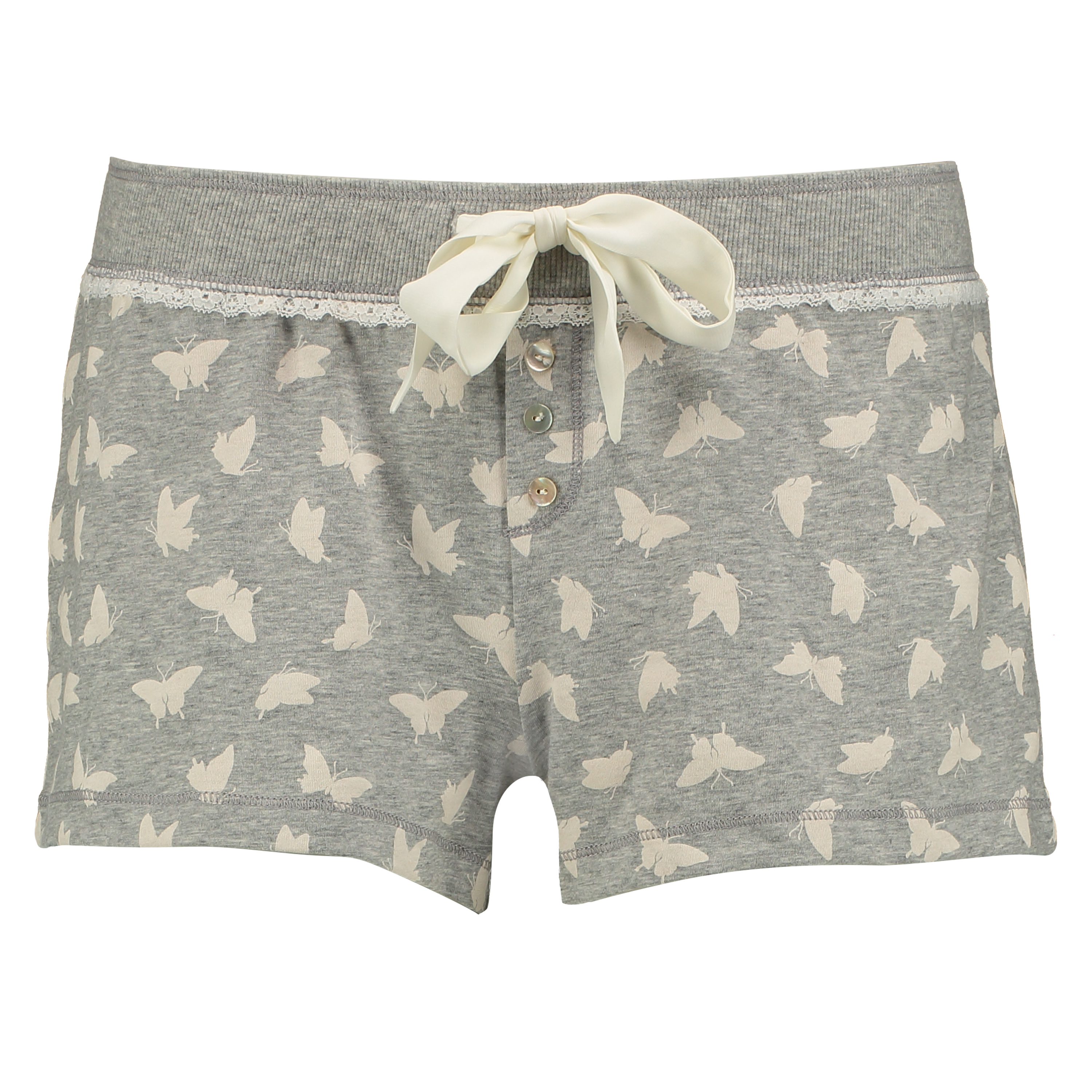 Shorts Femke butterfly, Hvid, main