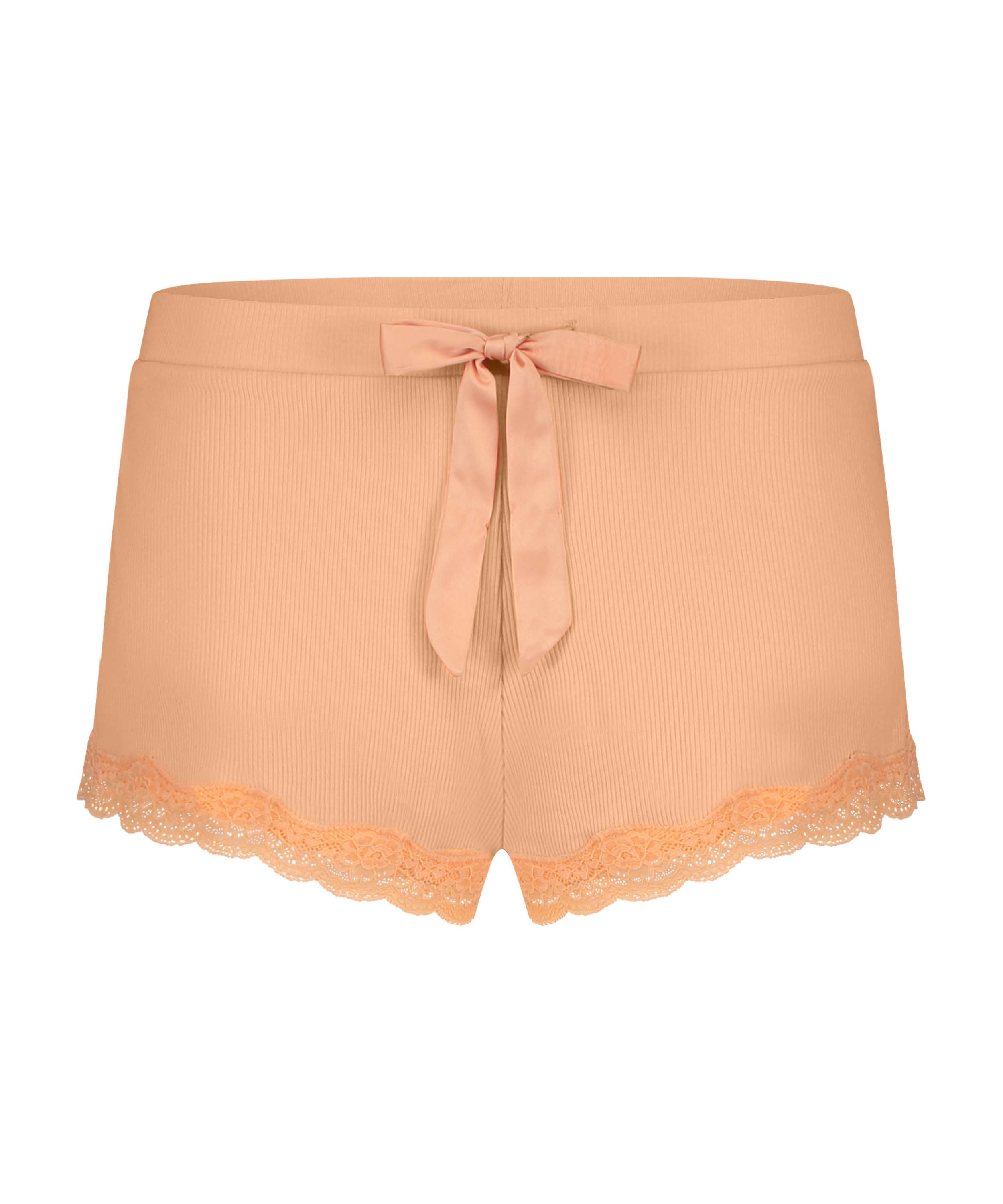 Blondeshorts med rib, pink, main
