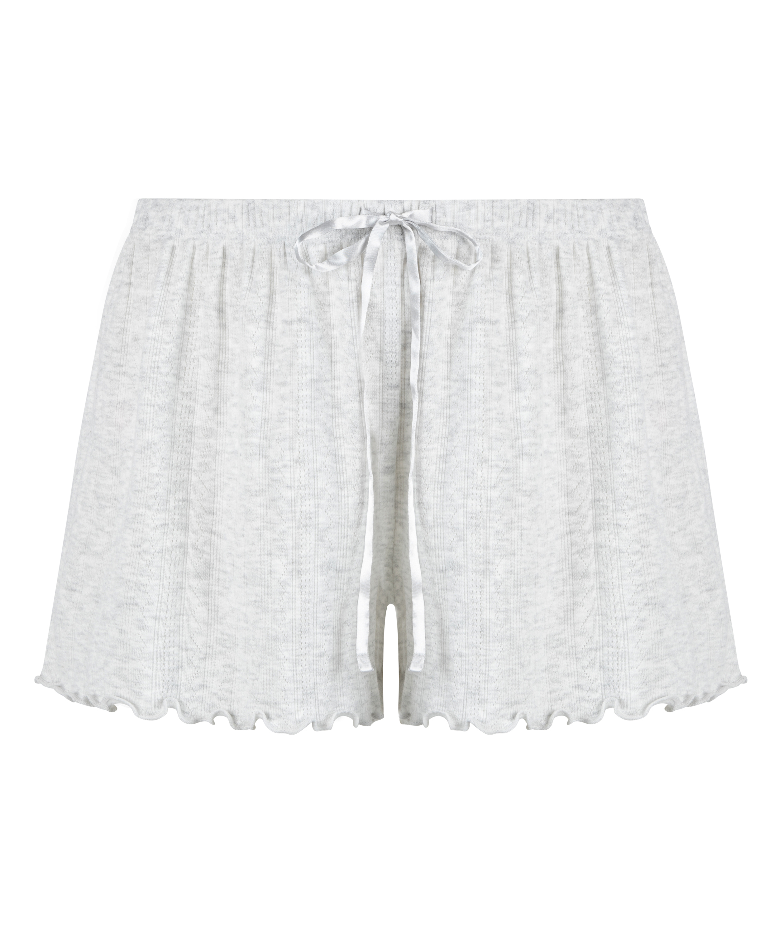 Pyjamasshorts Pointelle, Beige, main