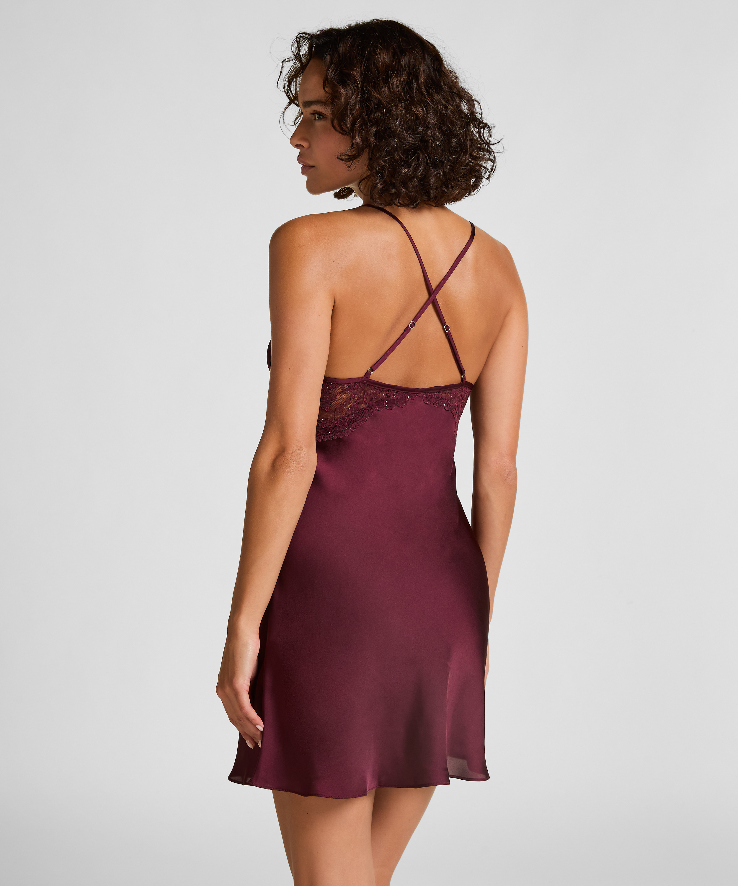 Isadora stropkjole, rød, main