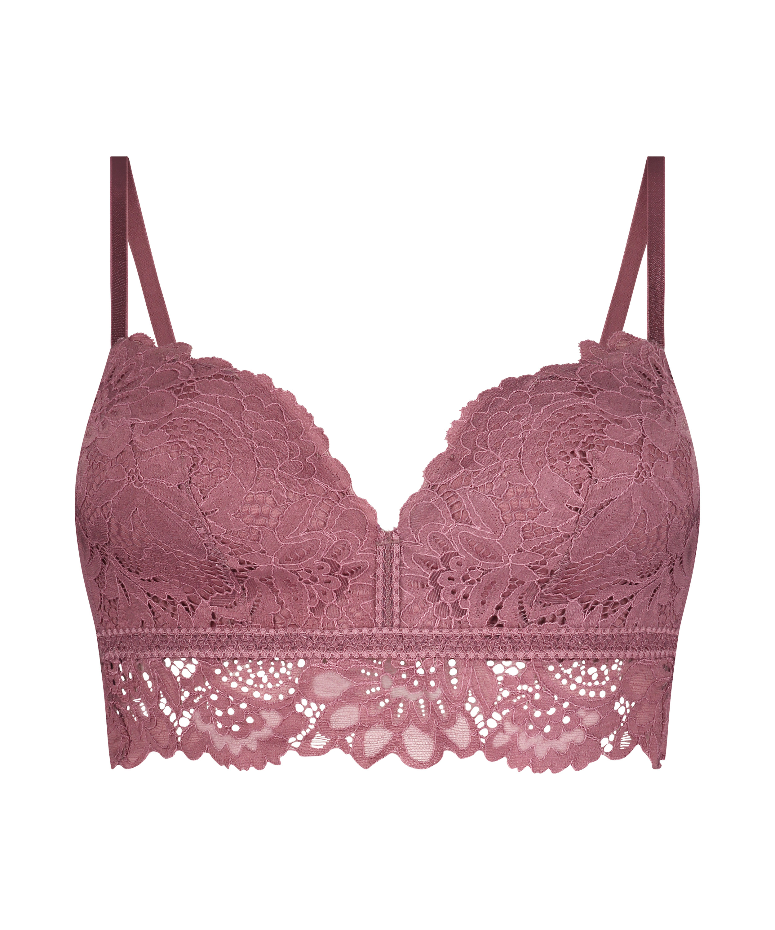 Formstøbt longline bh uden bøjler Shiloh, Lilla, main