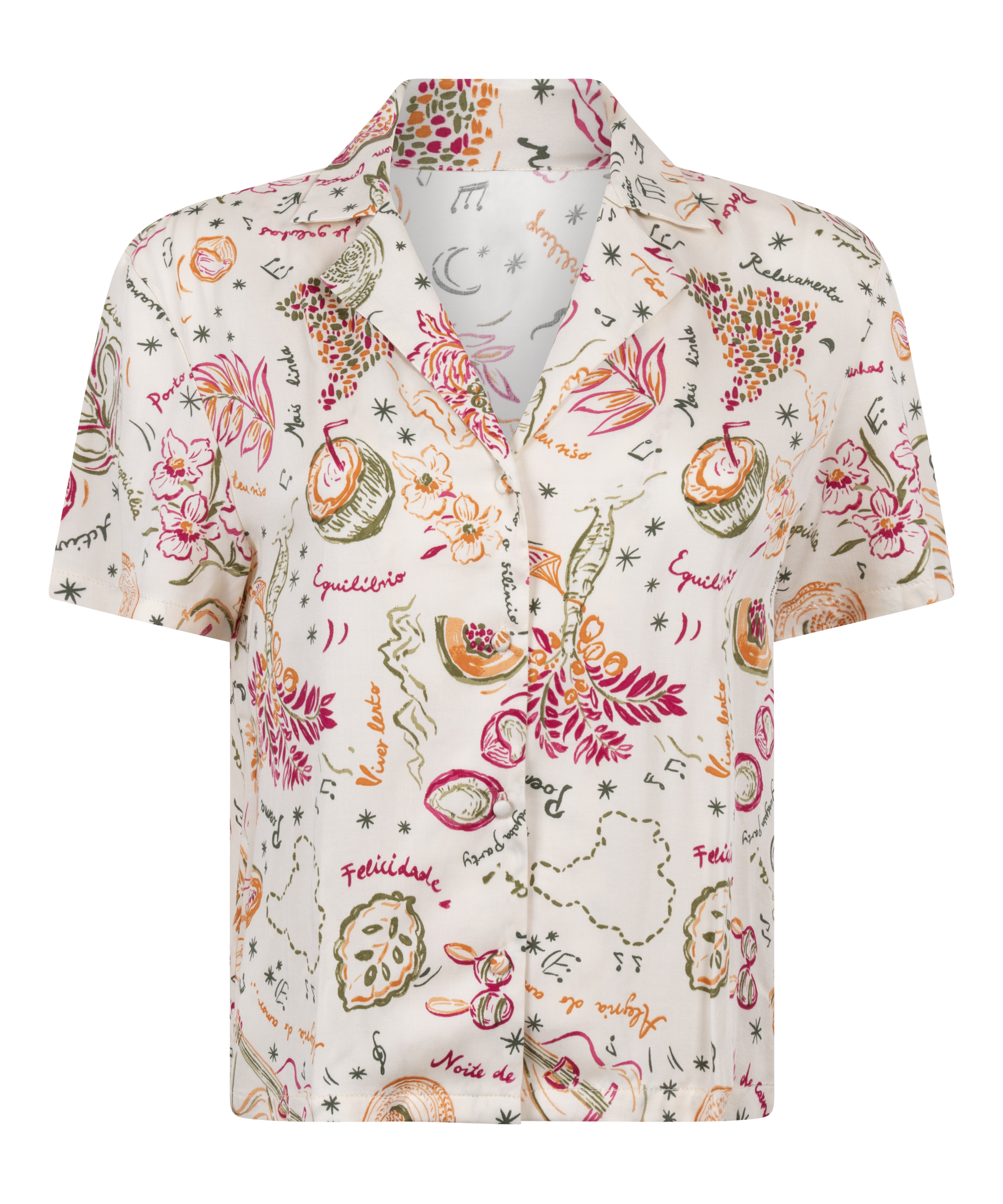 Satinjakke, Hvid, main