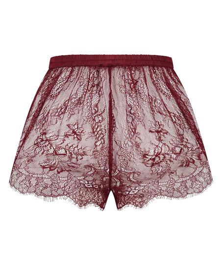 Shorts Lace Delphine, rød