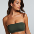 Bandeau Bralette Smooth, Grøn