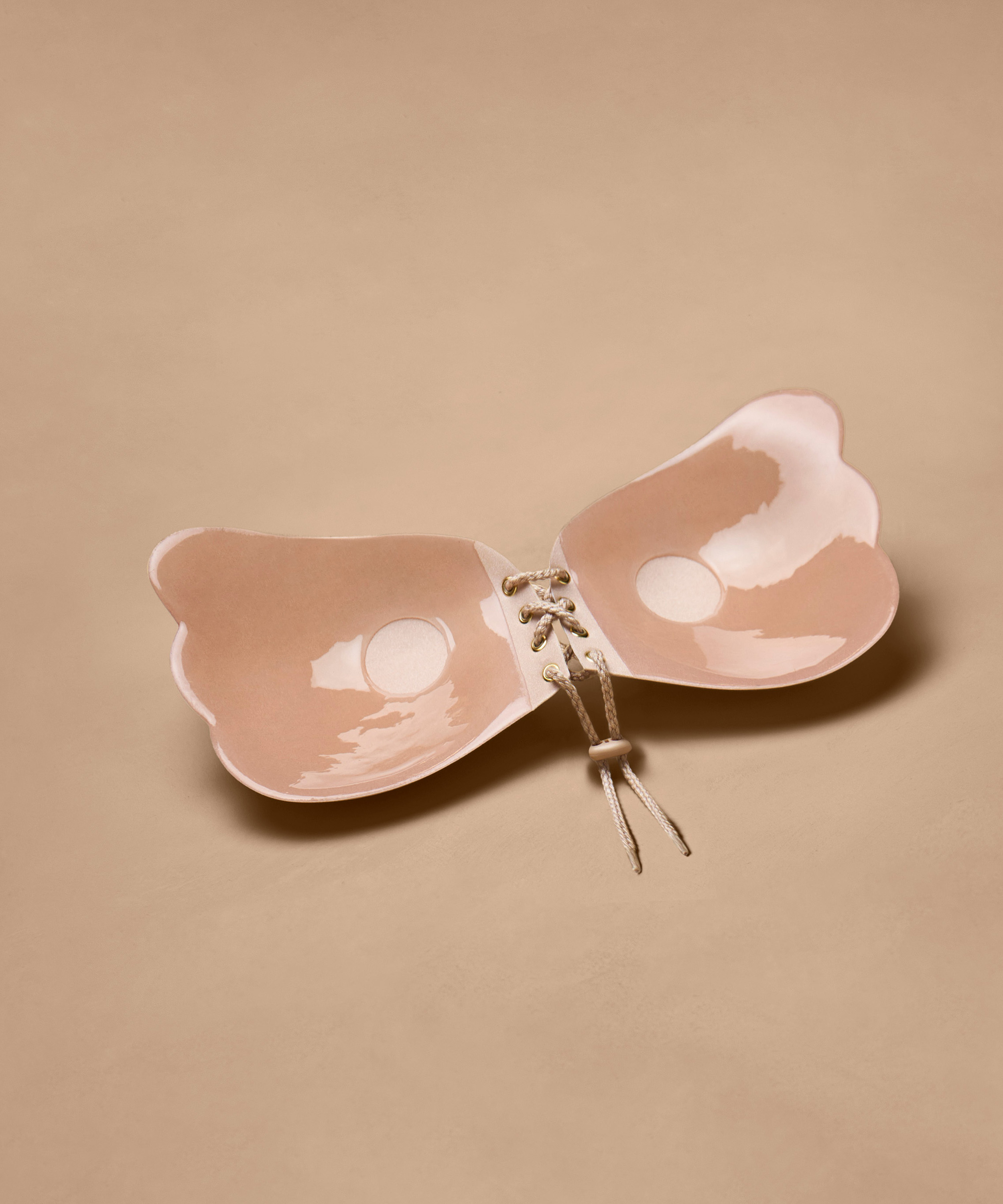 Push-up selvklæbende bh med vinge, Beige, main