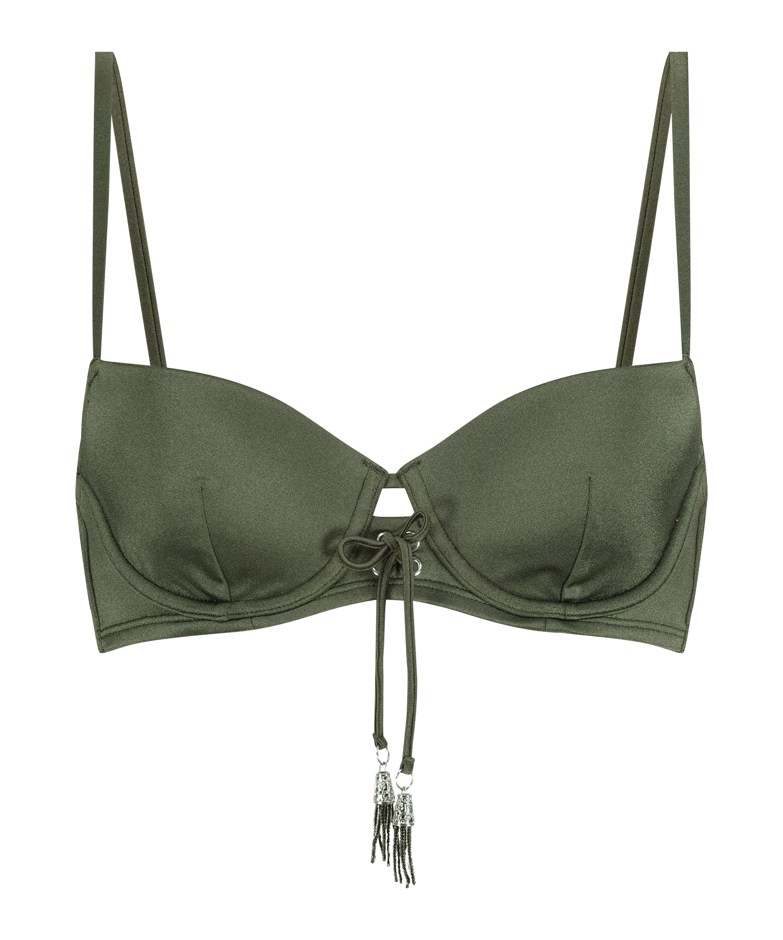 Formstøbt bikinitop med bøjle Lucia, grøn, main