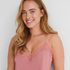 Cami rib lace Mia HKM x NA-KD, Lyser&oslash;d