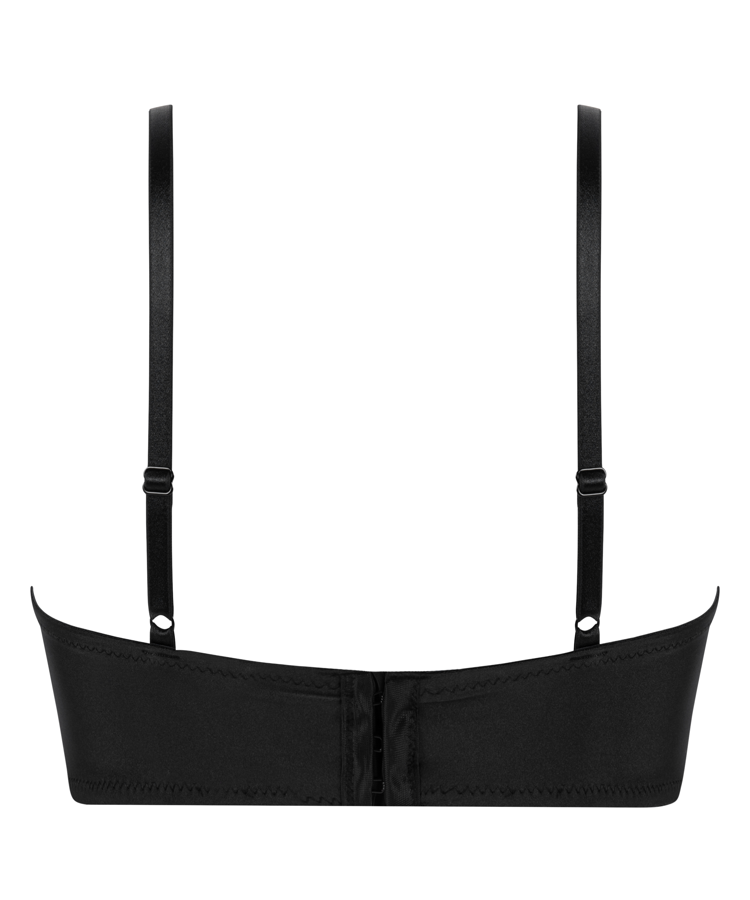 Bronte bralette, Sort, main