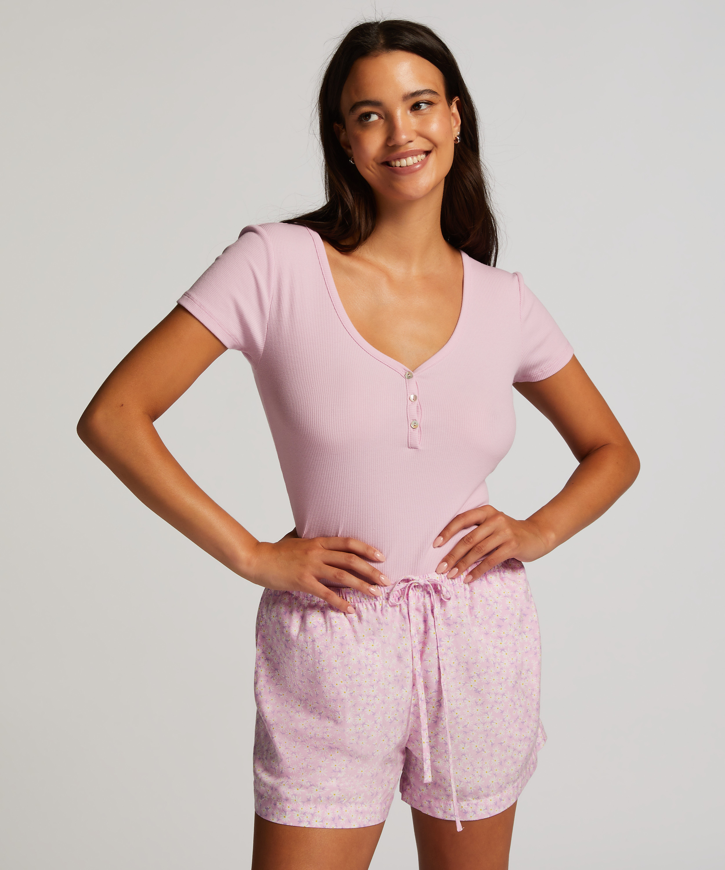 Pyjamasshorts, pink, main
