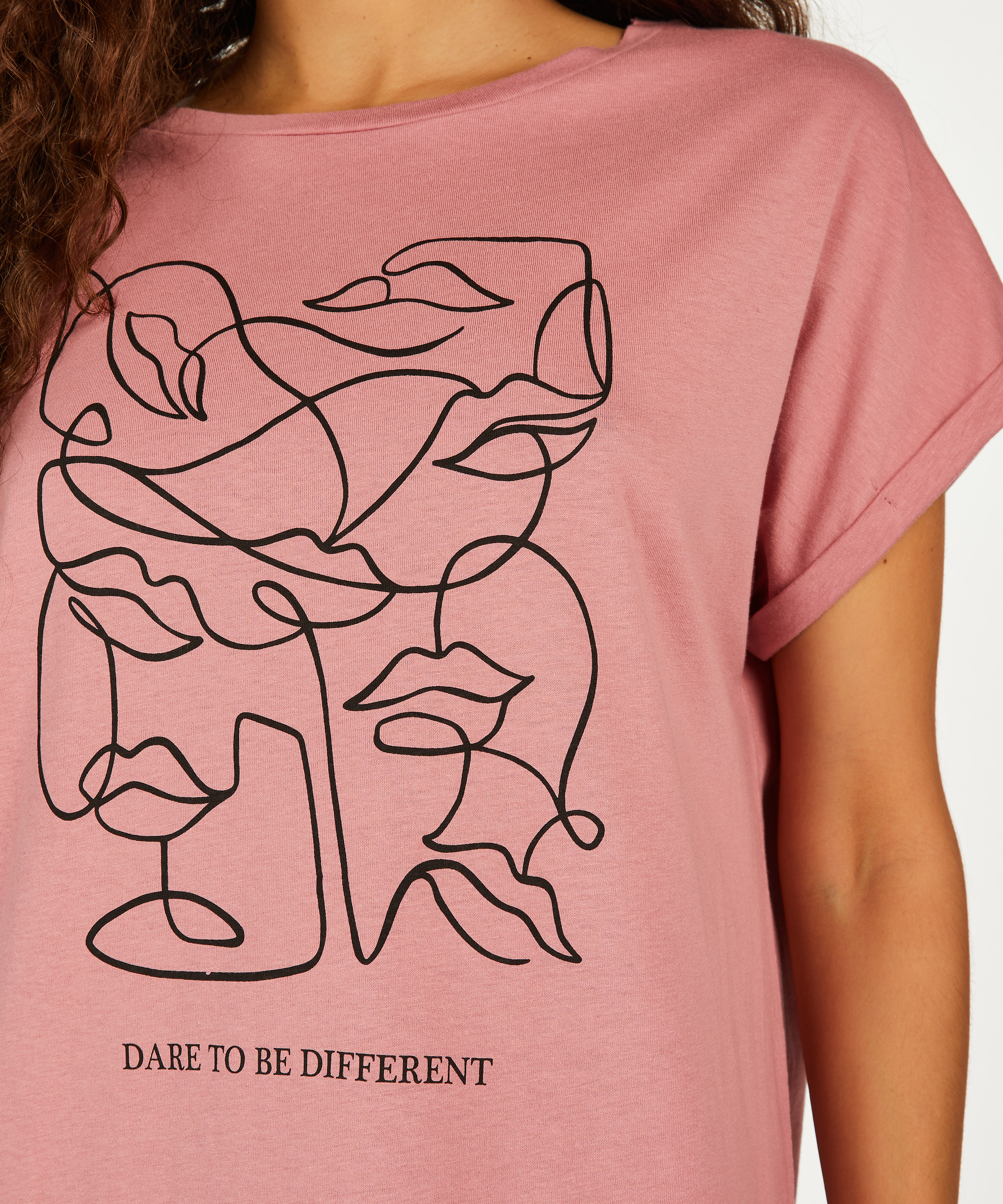 Natskjorte rund hals, Lyser&oslash;d, main