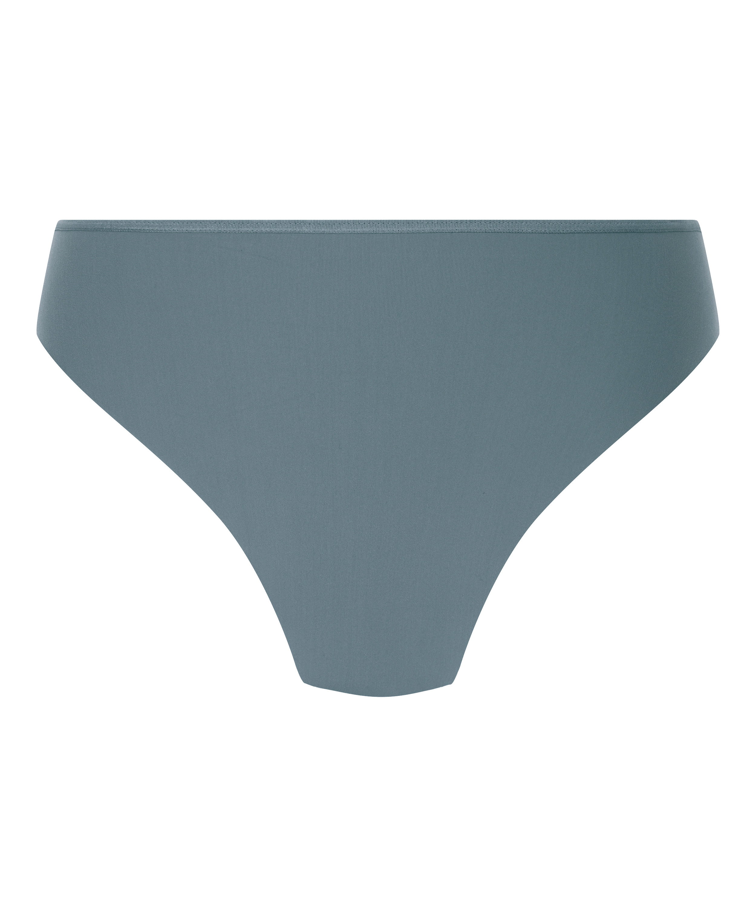 Stripe Mesh usynlig brasiliansk trusse, Blå, main