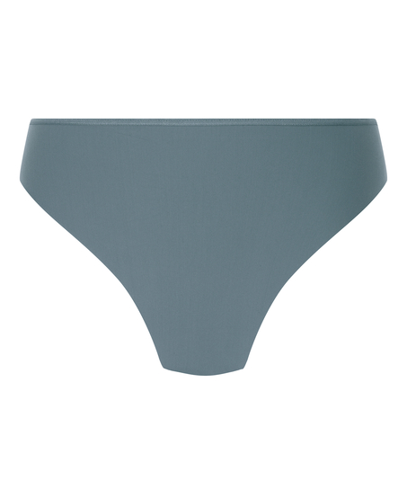 Stripe Mesh usynlig brasiliansk trusse, Blå