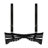 Formstøbt longline-bøjle-push-up-bh Desire, Sort