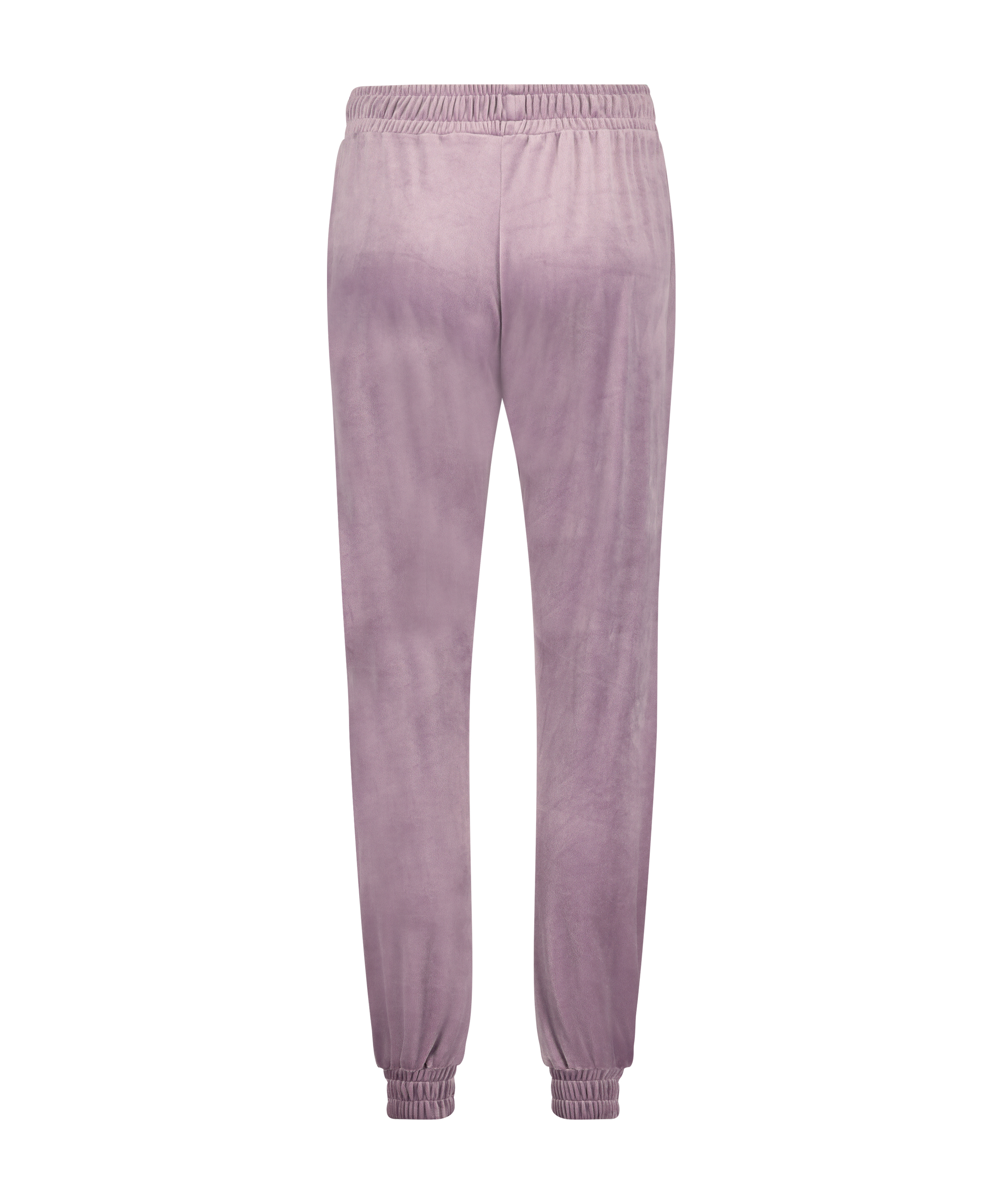 Tall joggingbukser velour, lilla, main