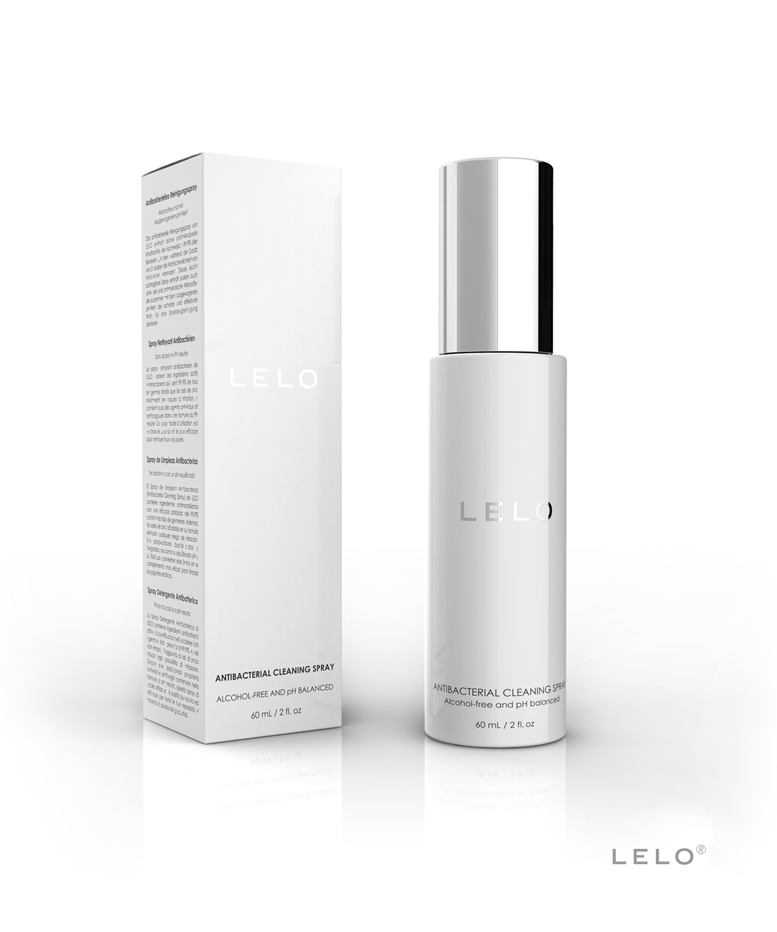 Lelo Premium Cleaning Spray 60 ML, Sort