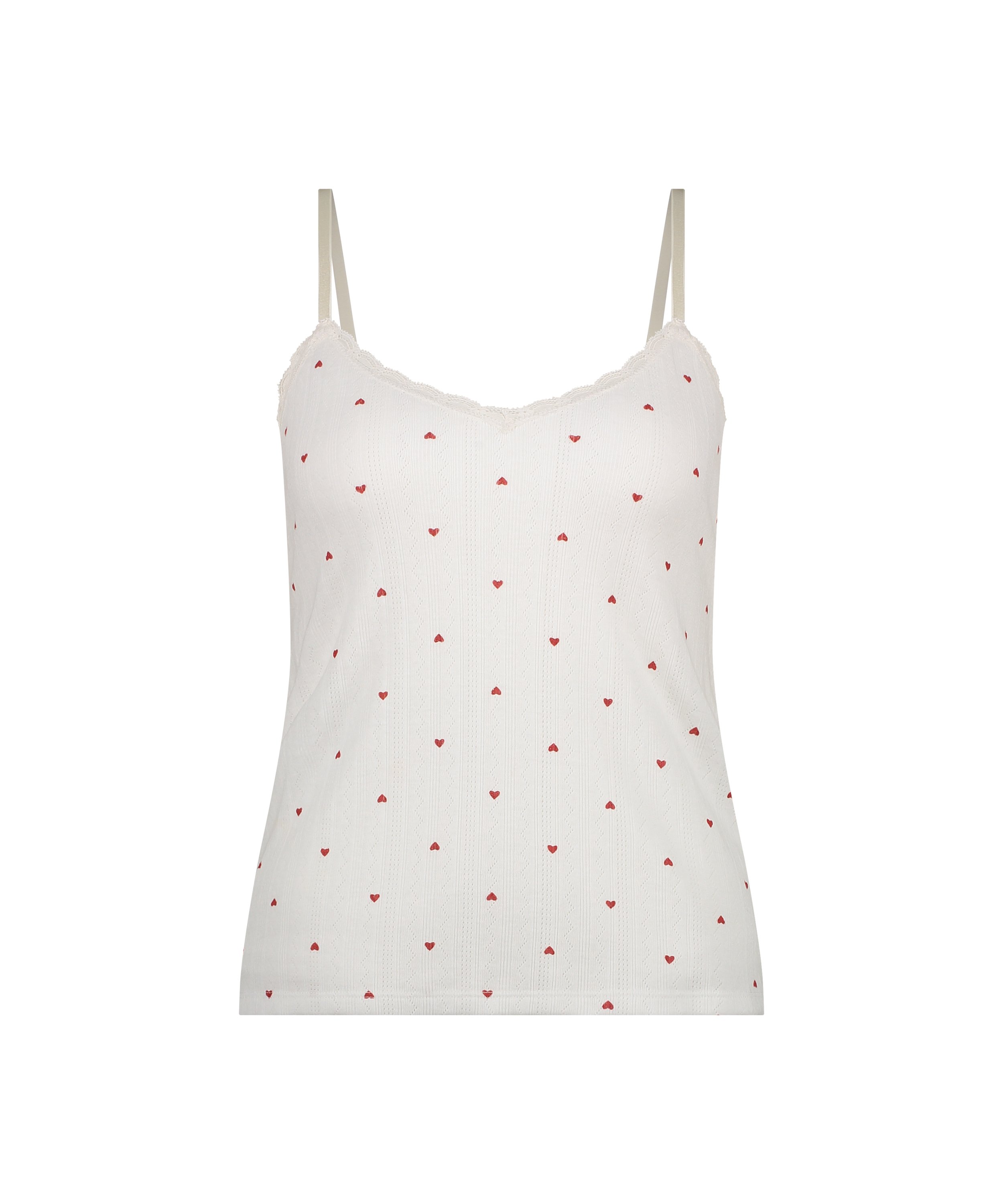 Cami Lace top, Hvid, main