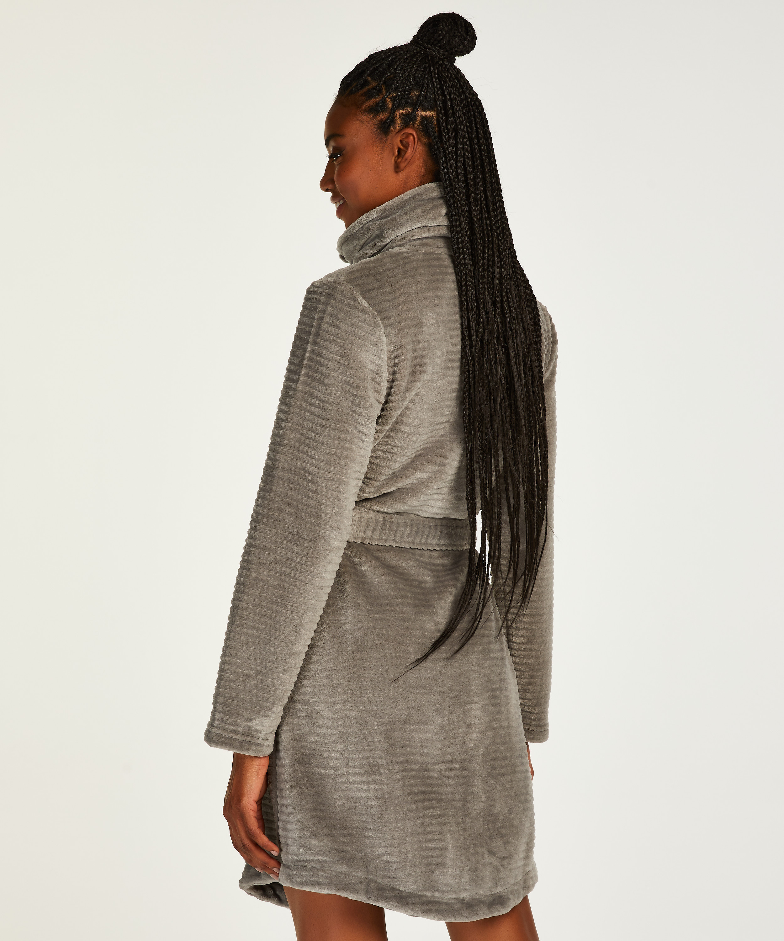 Badek&aring;be Zip Fleece, Gr&aring;, main