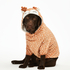 Fleece hunde-onesie, Brun