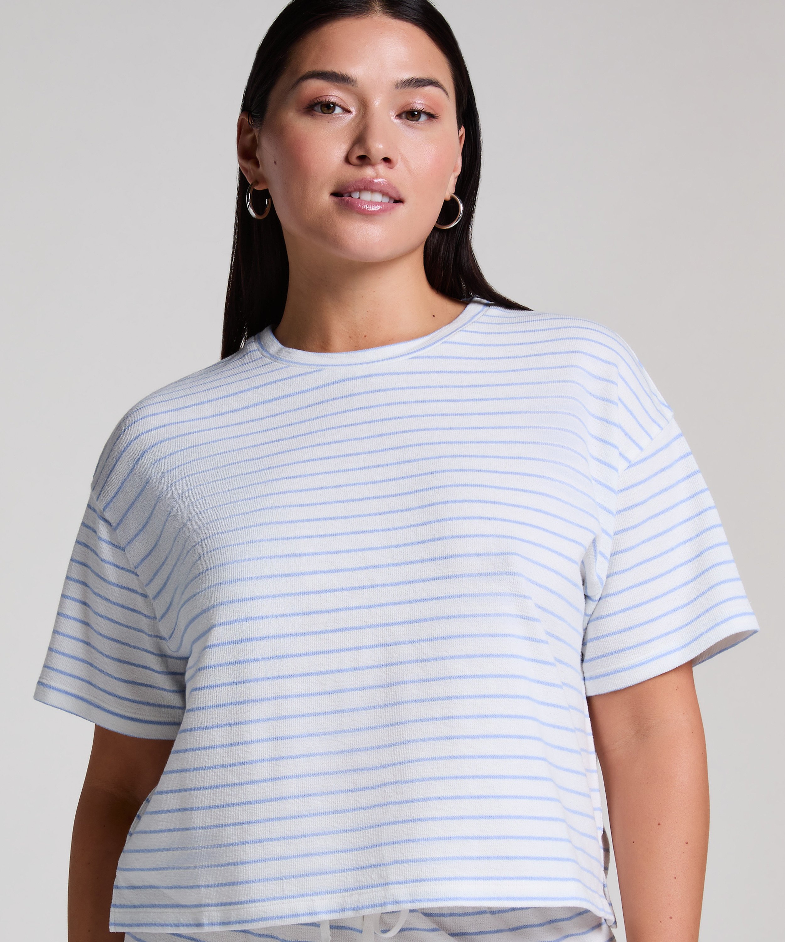 Pyjamastop, Blå, main