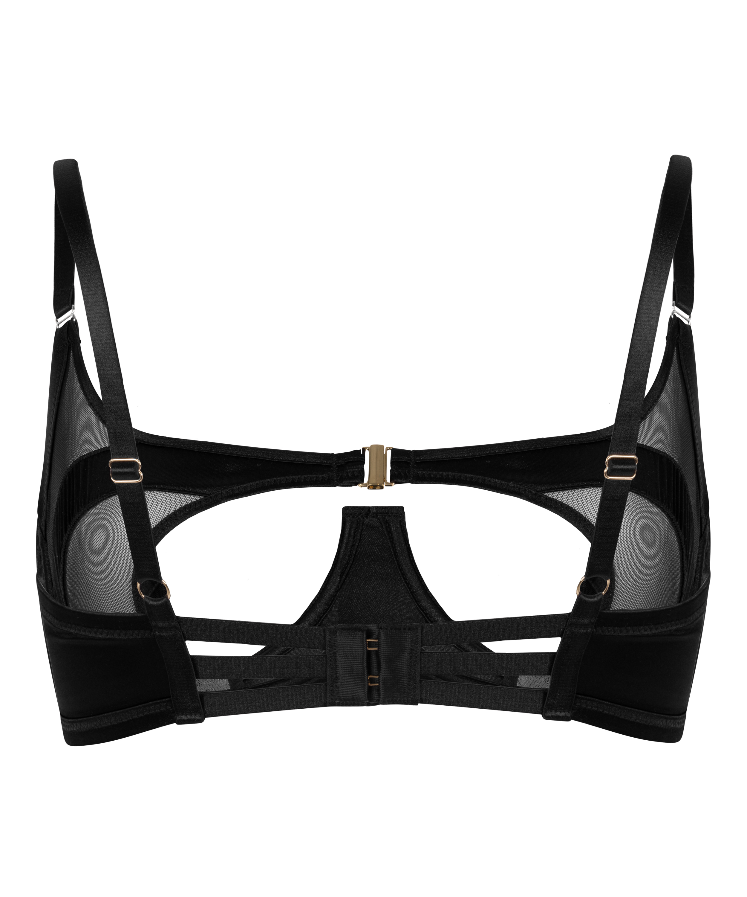 Vienna ikke-formstøbt bøjle-bh, Sort, main