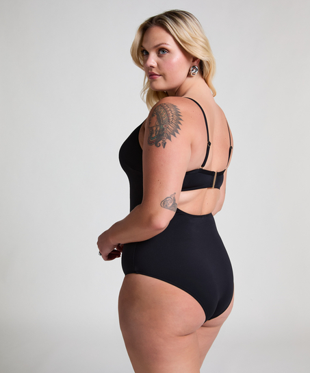 Badedragt Neoprene, Sort