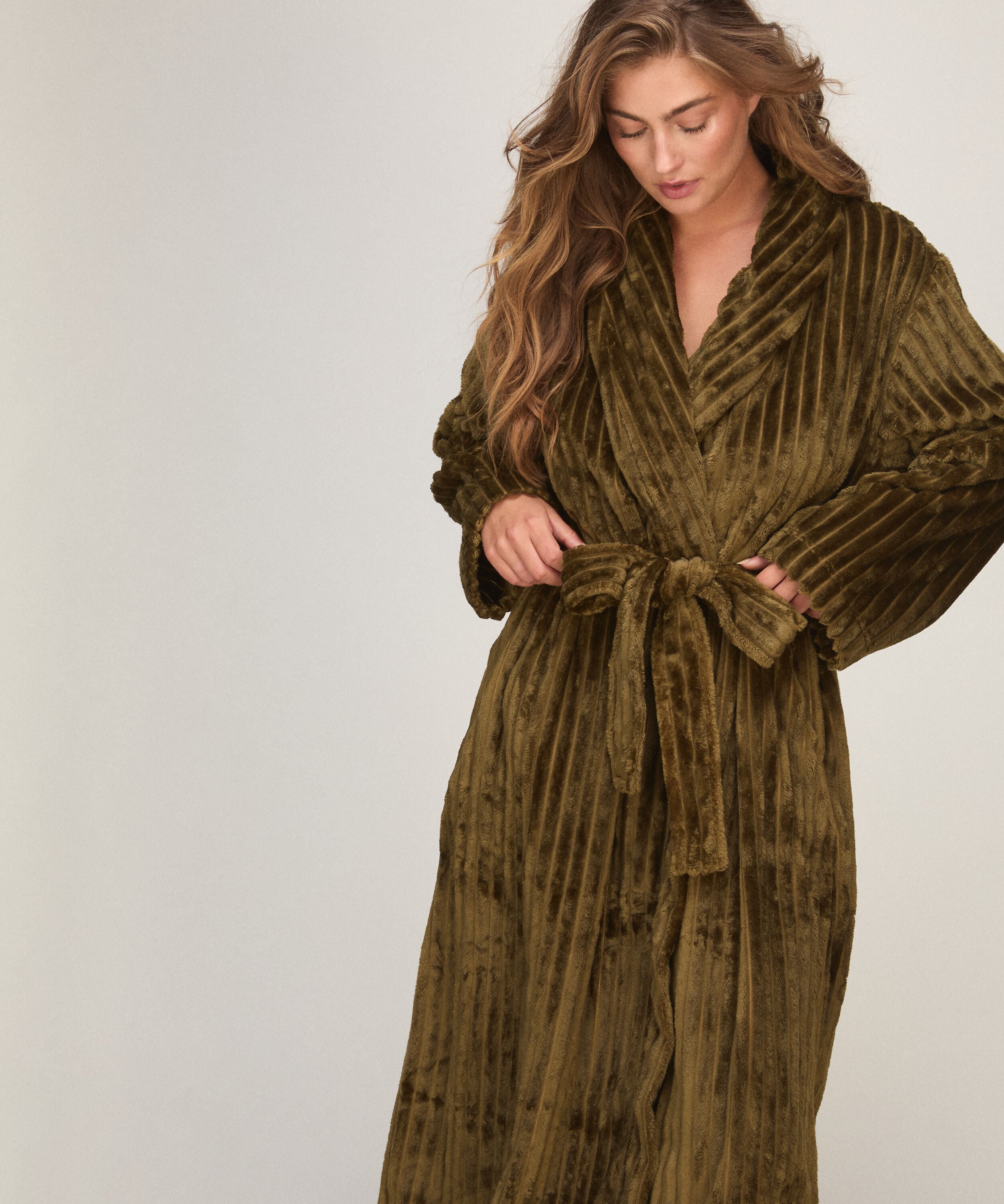 Badekåbe Jacqueared Fleece, Grøn
