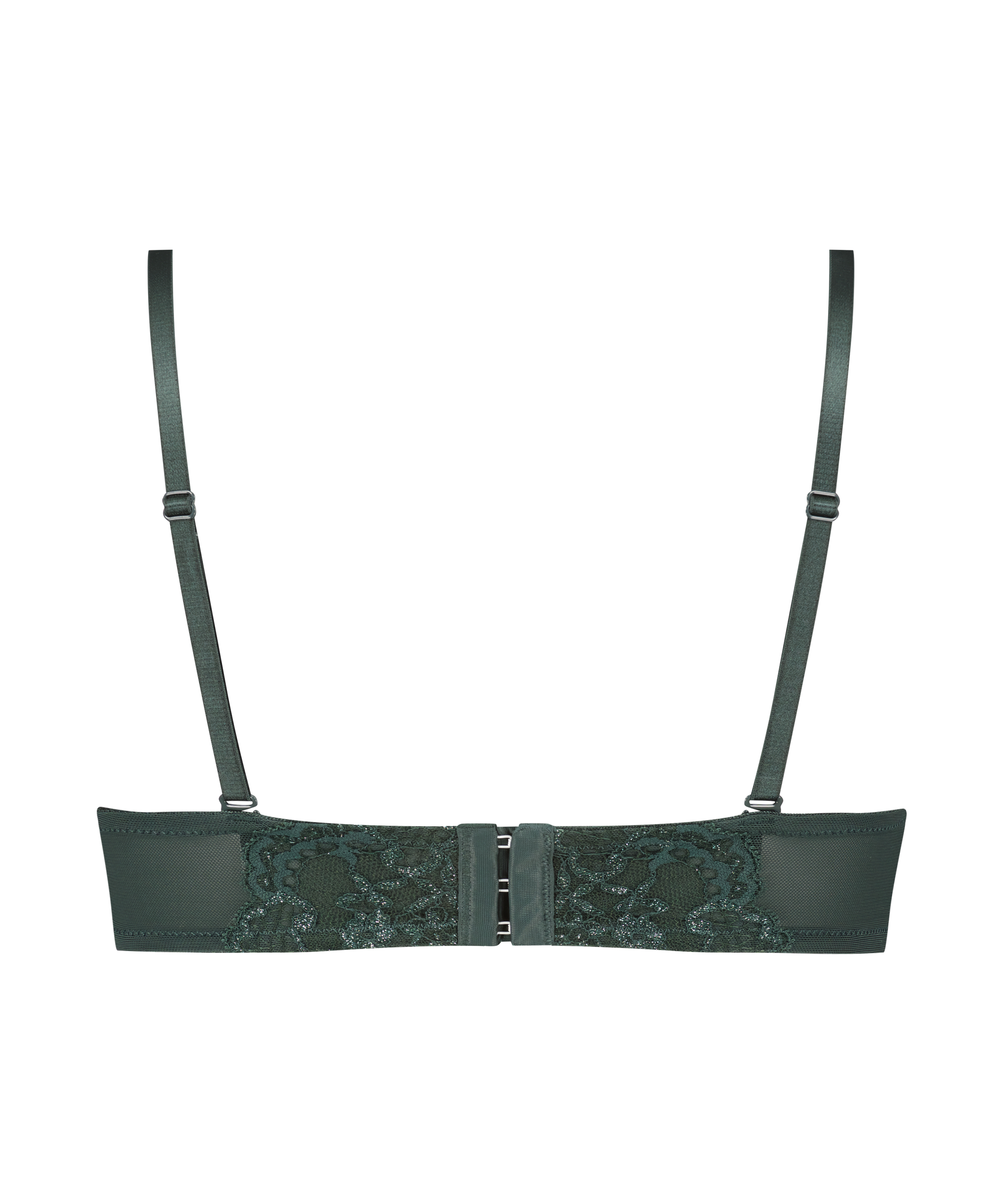 Formstøbt strapless bøjle-bh Reeva, Grøn, main