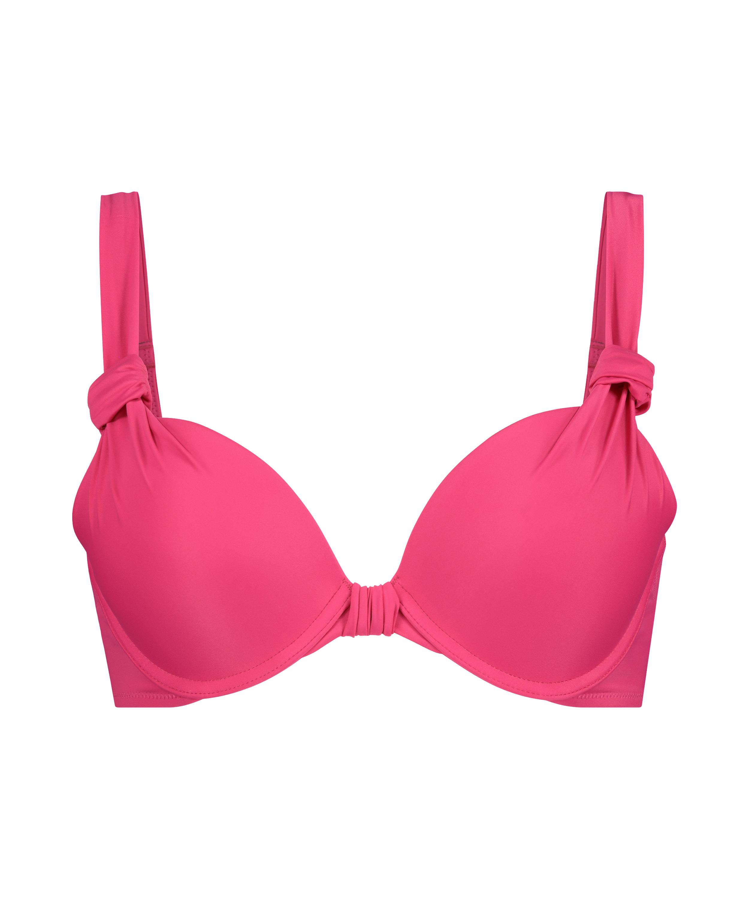 Luxe bikinitop med push-up Størrelse A - E, pink, main