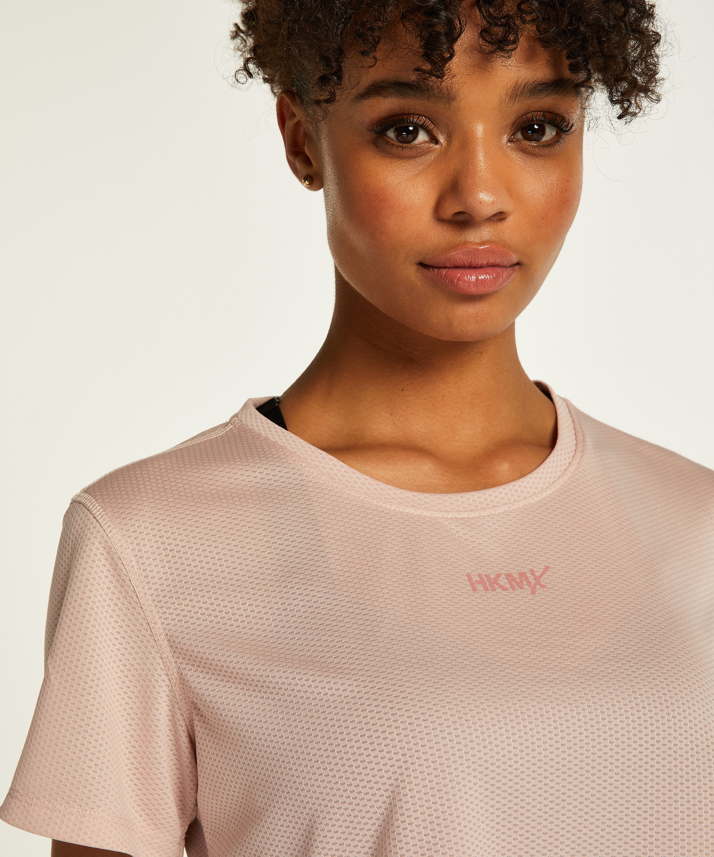 HKMX Croptop Mesh, Lyserød, main