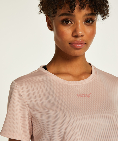 HKMX Croptop Mesh, Lyserød