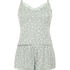 Blonde Pyjamass&aelig;t i jersey, Gr&oslash;n