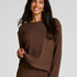 Pyjamastop Jersey, Brun