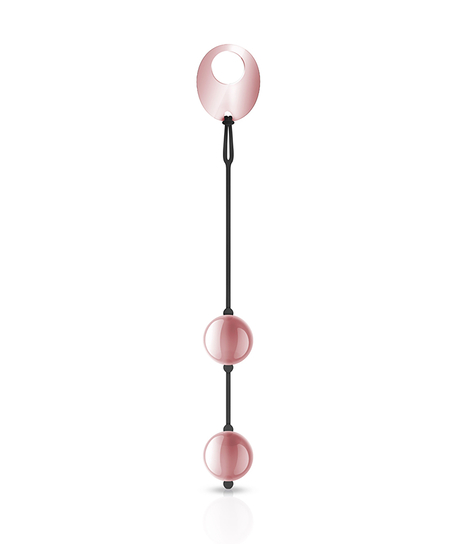 Rosy Gold Nouveau Kegel kugler, Lyserød
