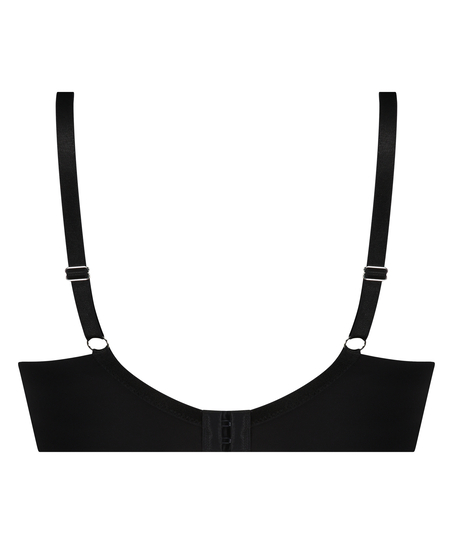 Ikke-formstøbt bøjle-bh Lea, Sort