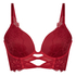 Marianna Push-Up longline-bh, Rød