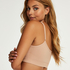 Sømløs strappytop, Beige