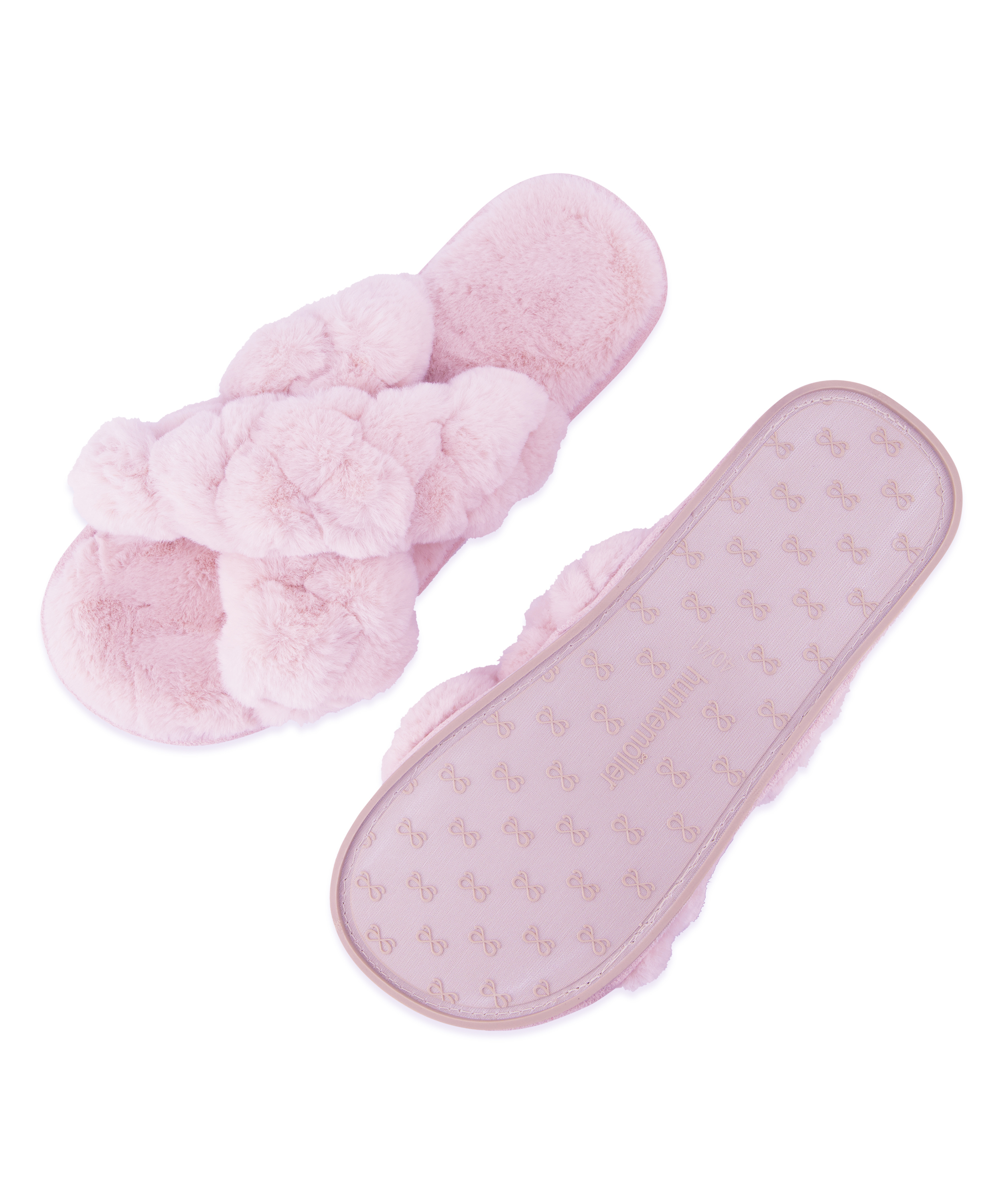 Hjemmesko Fake Fur, lilla, main