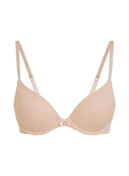 Formstøbt bøjle-bh Plunge, Beige