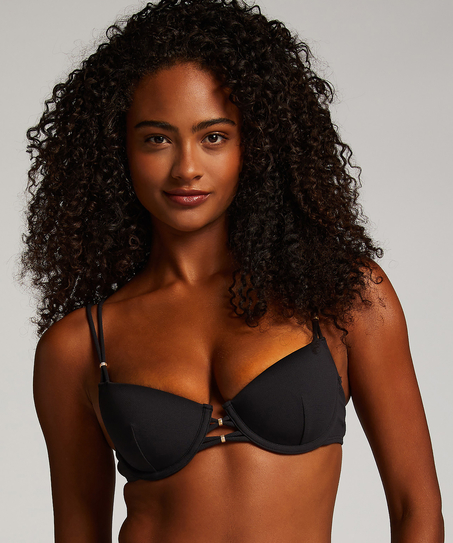 Bikinitop Holbox, Sort