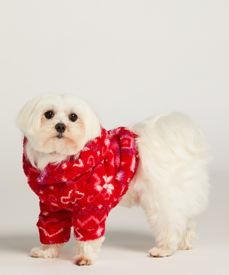 Hunde-onesie, rød